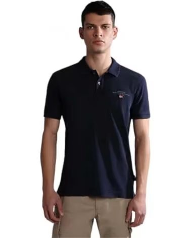 NAPAPIJRI POLO MANGA CURTA NP0A4GDL1761 HOMEM NEGRO