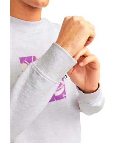 JACK AND JONES FELPA & 12253652 CON LOGO GRAFICO BLANCO