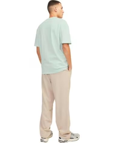 JACK AND JONES T-SHIRT DE MANGA CURTA & COM ESTAMPADO GRÁFICO 12250436-SKYLIGHT CELESTE