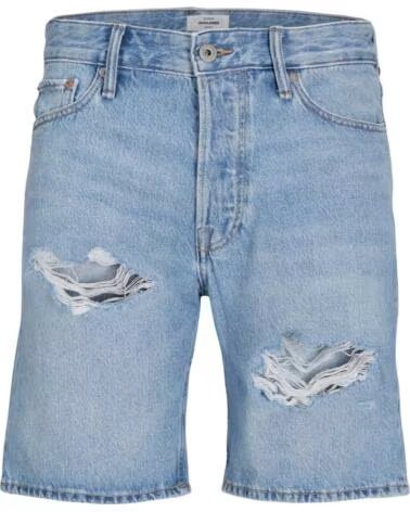 JACK AND JONES & 12253757 DENIM-BERMUDASHORTS FÜR HERREN BLAU AZUL