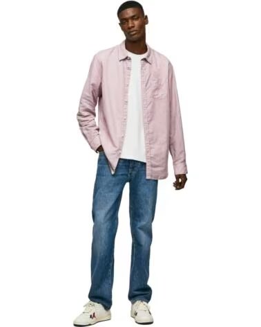 PEPE JEANS LEINENHEMD FÜR HERREN PM307793-307 ROSA