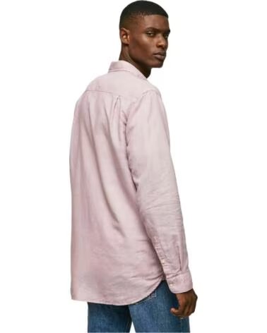 PEPE JEANS LEINENHEMD FÜR HERREN PM307793-307 ROSA