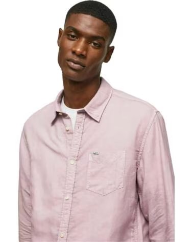 PEPE JEANS LEINENHEMD FÜR HERREN PM307793-307 ROSA