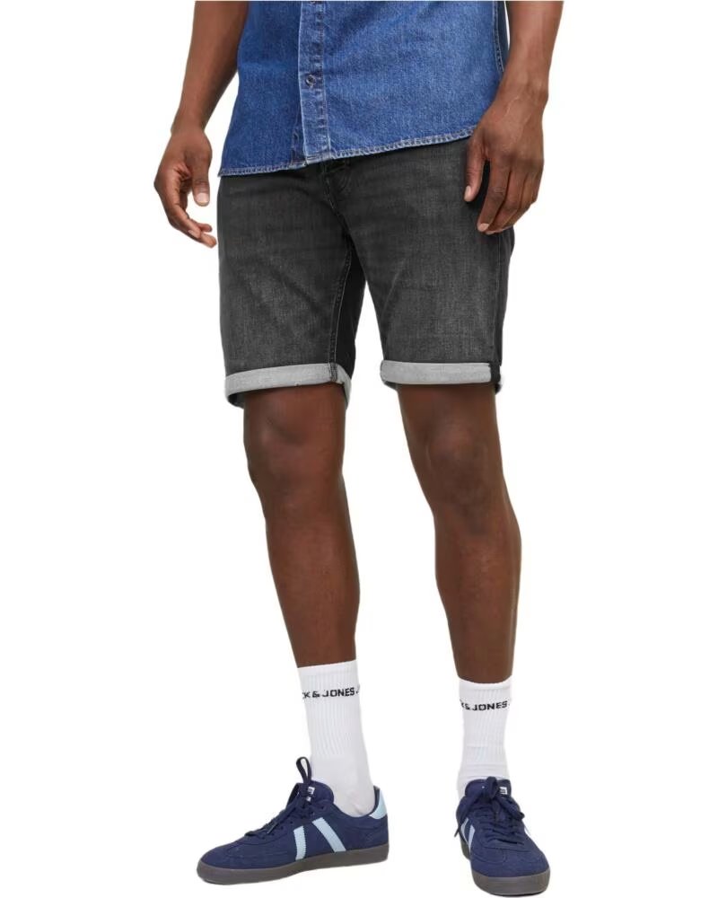 JACK AND JONES CALÇÕES DE GANGA & 12252246 PRETOS PARA HOMEM NEGRO