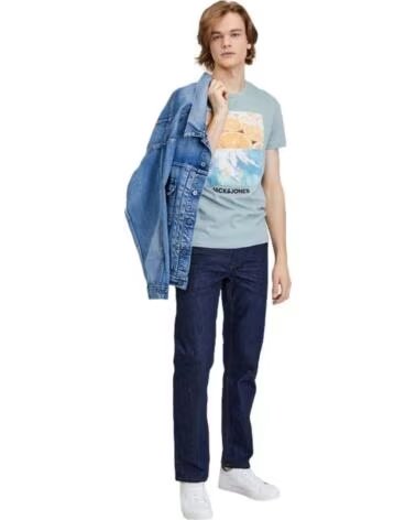 MAGLIETTA MANICA CORTA UOMO JACK JONES 12200416 VERDE