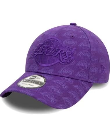 NEW ERA 9FORTY LOS ANGELES LAKERS ADJUSTABLE CAP PURPLE MULTICOLOR