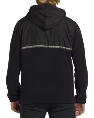 BILLABONG FELPA CON CAPPUCCIO ABYFT00470-BLK DA UOMO NEGRO
