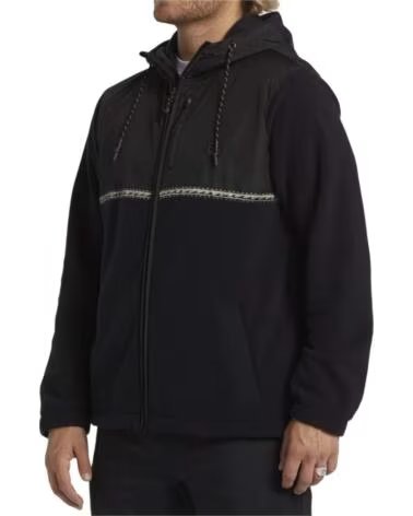 BILLABONG FELPA CON CAPPUCCIO ABYFT00470-BLK DA UOMO NEGRO