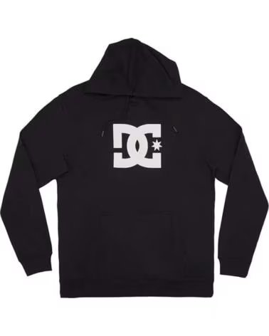 DC SHOES SWEATSHIRT COM CAPUZ ADYSF03099-KVJ0 PRETA MULTICOLOR