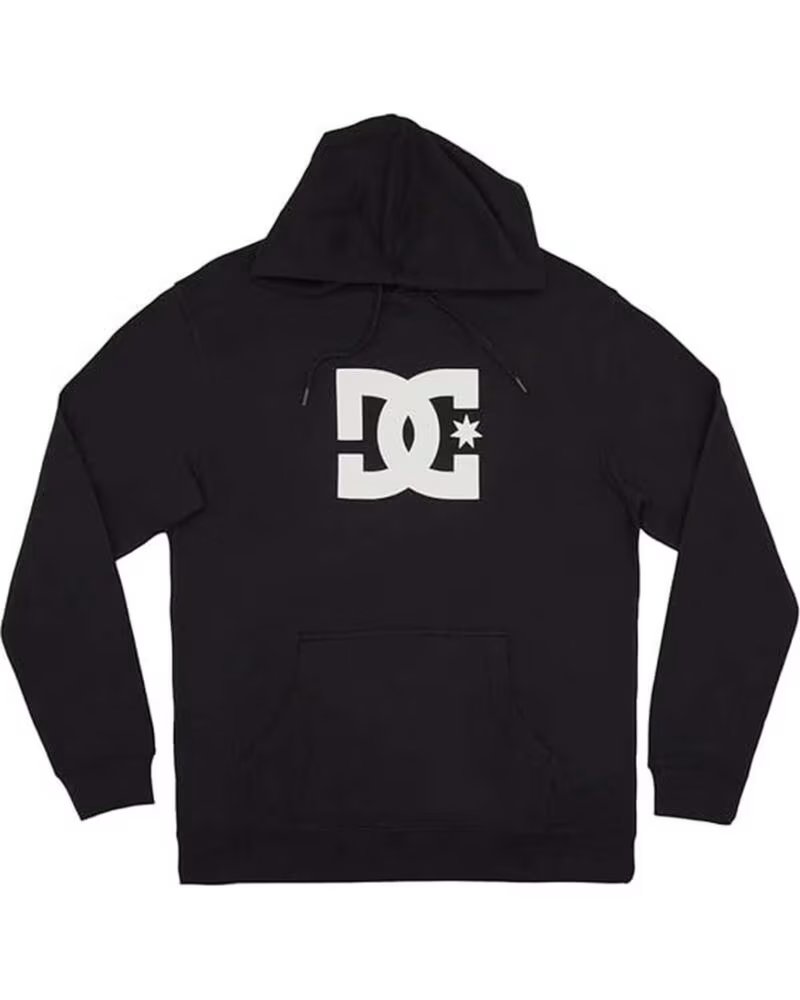 DC SHOES SWEATSHIRT COM CAPUZ ADYSF03099-KVJ0 PRETA MULTICOLOR
