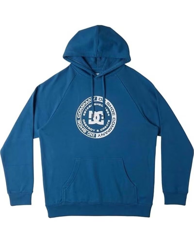 DC SHOES KAPUZENPULLOVER ADYSF03134-BQP0 BLAU HERREN MULTICOLOR