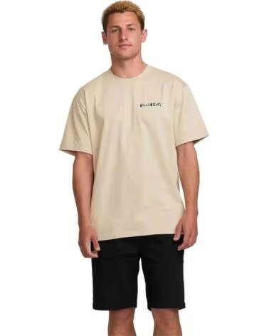 BILLABONG T-SHIRT MANCHES COURTES 24A351528-BCS POUR HOMME BEIGE