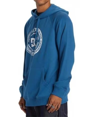 DC SHOES KAPUZENPULLOVER ADYSF03134-BQP0 BLAU HERREN MULTICOLOR