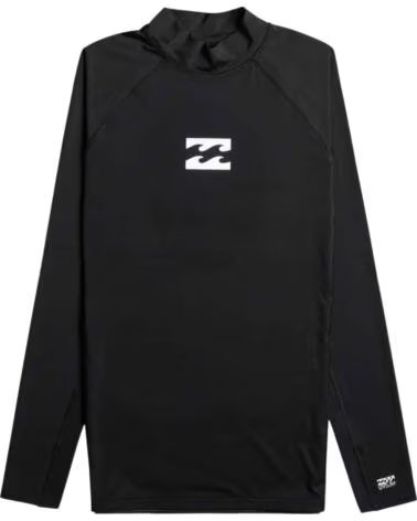 BILLABONG CAMISETA DE NEOPRENO EBYWR00102-BLK PARA HOMBRE NEGRO