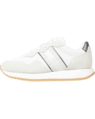 TOMMY HILFIGER ZAPATILLAS EVA RUNNER METALLIC EN COLOR PARA MUJER BLANCO