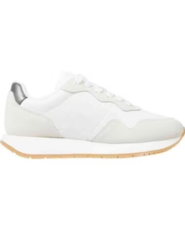 TOMMY HILFIGER ZAPATILLAS EVA RUNNER METALLIC EN COLOR PARA MUJER BLANCO