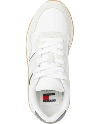 TOMMY HILFIGER ZAPATILLAS EVA RUNNER METALLIC EN COLOR PARA MUJER BLANCO