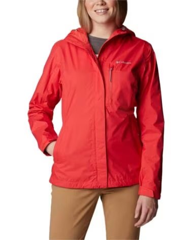 COLUMBIA GIACCA IMPERMEABILE DA DONNA 1760071676 RED