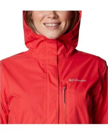COLUMBIA GIACCA IMPERMEABILE DA DONNA 1760071676 RED
