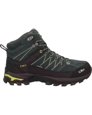 CMP CAMPAGNOLO BOTAS DE CAMINHADA 3Q12947-11FU IMPERMEÁVEIS PARA HOMEM TREK GREEN-APPLE