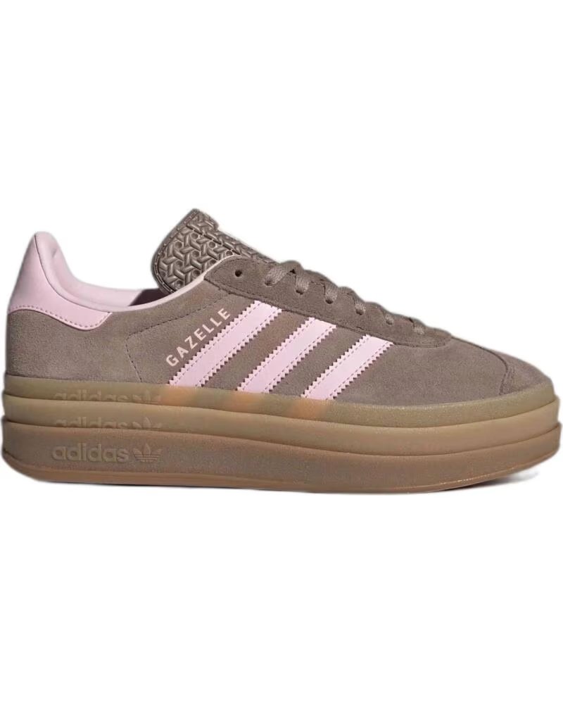 SNEAKERS ADIDAS GAZELLE BOLD JQ6436 CON PLATEAU ROSA
