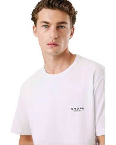 PEPE JEANS CAMISETA DE MANGA CORTA PM5010116-800 EN BLANCO PARA HOMBRE 800WHITE