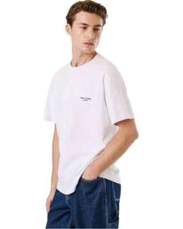 PEPE JEANS CAMISETA DE MANGA CORTA PM5010116-800 EN BLANCO PARA HOMBRE 800WHITE