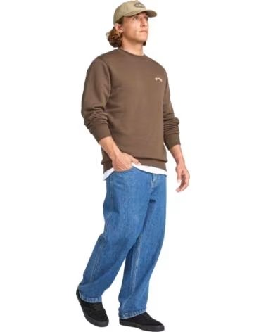 BILLABONG FELPA EBYFT00146-CSR0 SLATE BLACK SOLID UOMO -