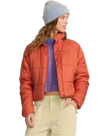 BILLABONG CASACO 24B153503-BRK COR DE LARANJA PARA MULHER BRICK
