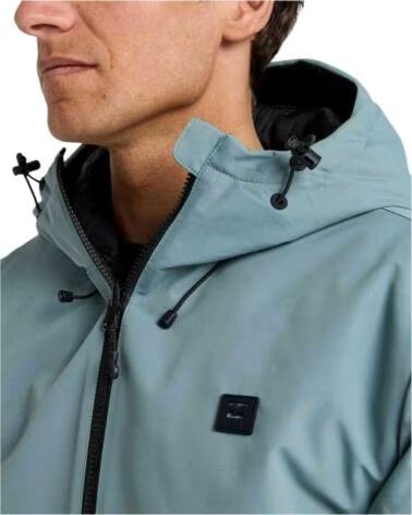 BILLABONG GIACCA CON CAPPUCCIO EBYJK00138-BLH0 STORMY SEA - SOLID