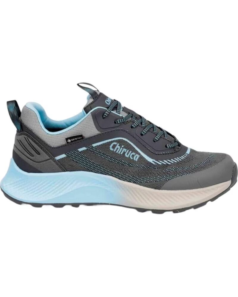 CHIRUCA SNEAKER DA DONNA GORE-TEX GRIGIE E AZZURRE GRIS - CELESTE