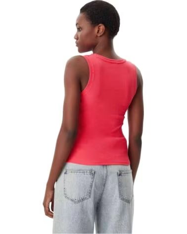 TOMMY HILFIGER CAMISETA DE TIRANTES TJW ESSENTIAL RIB TANK EXT EN ROJO PARA MUJER RED