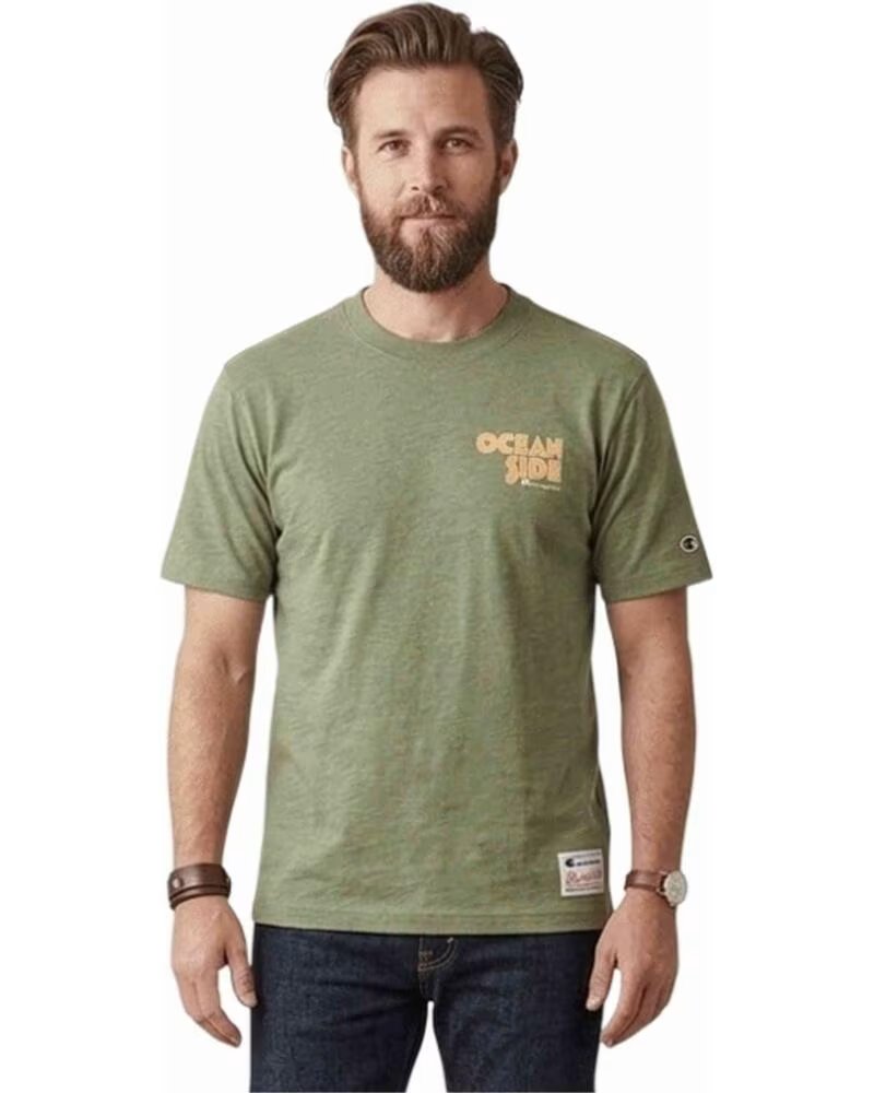 CHAMPION T-SHIRT DE MANGA CURTA 221978-GS156 GREEN