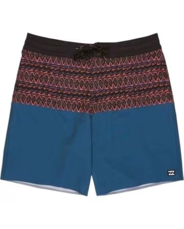 BILLABONG COSTUME DA BAGNO FIFTY50 DA UOMO - BLU, NERO E ROSA PRO