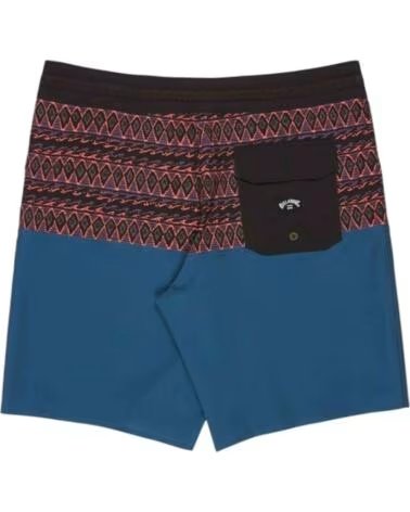 BILLABONG COSTUME DA BAGNO FIFTY50 DA UOMO - BLU, NERO E ROSA PRO