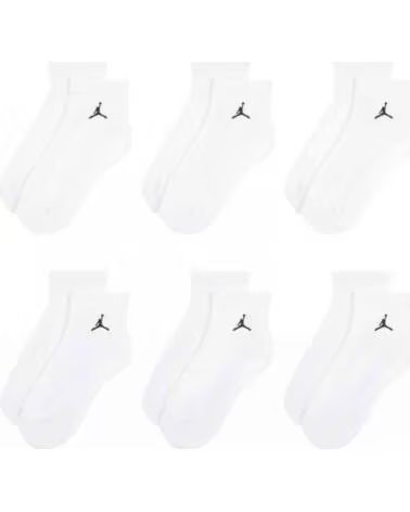 JORDAN CALCETINES EVERYDAY ESSENTIALS EN BLANCO PARA NINOS UNISEX WHITE