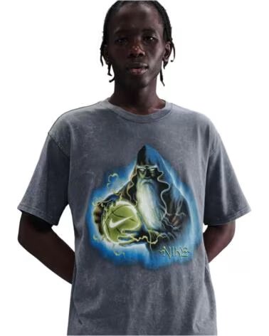 NIKE T-SHIRT HV1705-060 ANTHRACITE AVEC GRAPHIQUE
