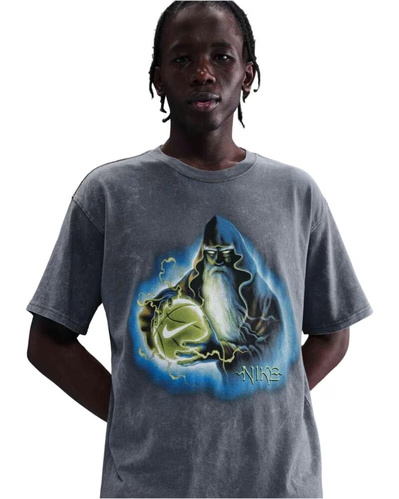 NIKE T-SHIRT HV1705-060 ANTHRACITE AVEC GRAPHIQUE