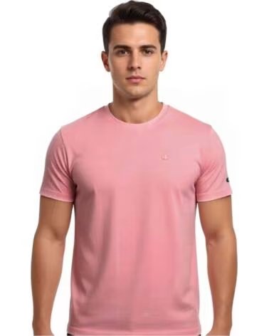 CHAMPION CAMISETA MANGA CORTA SS TEE UNISEX ROSA PINK