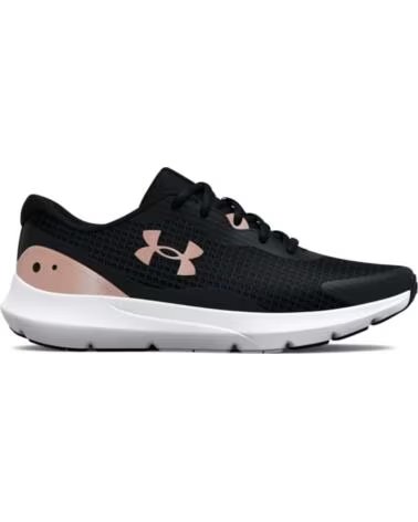 UNDER ARMOUR SURGE 3 DAMEN-LAUFSCHUHE NEGRO-BLANCO