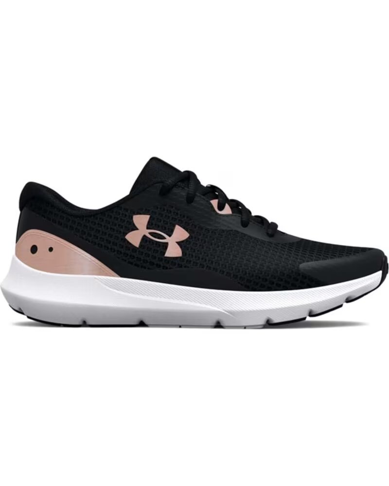 UNDER ARMOUR SURGE 3 DAMEN-LAUFSCHUHE NEGRO-BLANCO