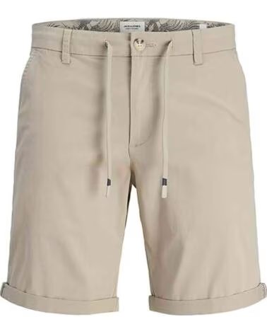 JACK AND JONES PANTALON CORTO JACKJONES JPSTMARCO SUNNY CHINO SHORT EN AZUL PARA HOMBRE AZUL MARINO