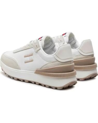 TOMMY HILFIGER EN0EN02511 DAMEN SNEAKER, LÄSSIGES DESIGN IN WEISS UND KHAKI KHAKI-RBK