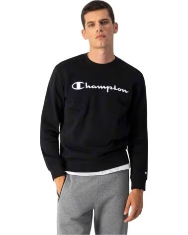 CHAMPION 218283 SWEATSHIRT MIT LOGO FÜR HERREN NEGRO