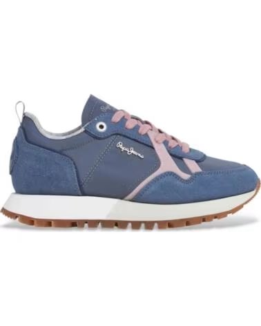 PEPE JEANS BASKETS PLS400001 FEMME 701-VERDE-ROSA