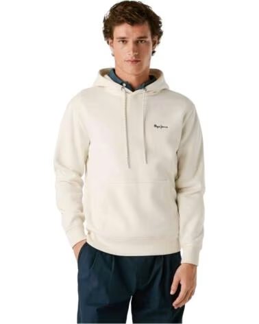 PEPE JEANS FELPA CON CAPPUCCIO PM5800012 DA UOMO 804-CRUDO