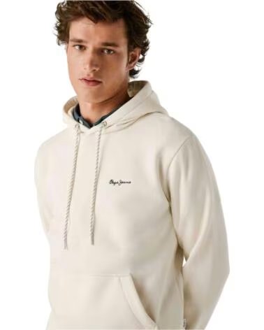 PEPE JEANS FELPA CON CAPPUCCIO PM5800012 DA UOMO 804-CRUDO