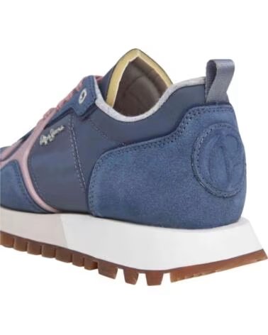 PEPE JEANS BASKETS PLS400001 FEMME 701-VERDE-ROSA