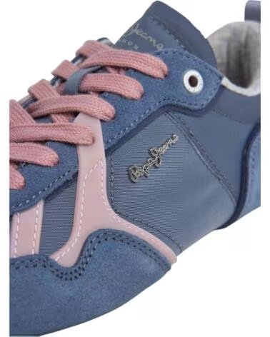 PEPE JEANS BASKETS PLS400001 FEMME 701-VERDE-ROSA