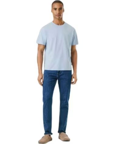 PEPE JEANS CAMISETA PM509741 MANGA CORTA AZUL 285-ROJO